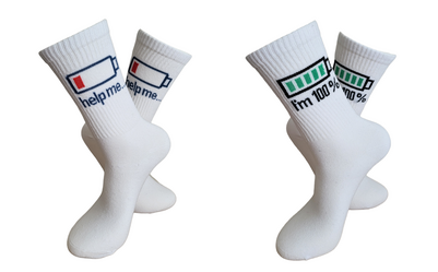 Batterij tennis sokken set