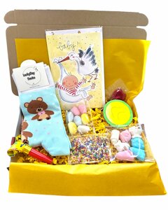 Kraam cadeau baby geboren brievenbus 