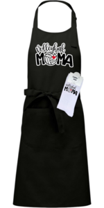 Luxe cadeau schort met sokken