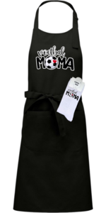 Luxe cadeau schort met sokken