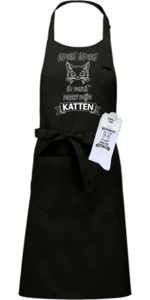 Luxe cadeau schort met sokken