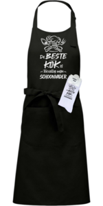 Luxe cadeau schort met sokken