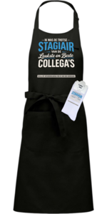 Luxe cadeau schort met sokken