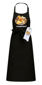 Luxe cadeau schort met sokken