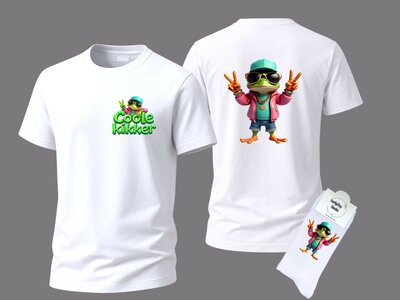 Kikker t-shirt en sokken