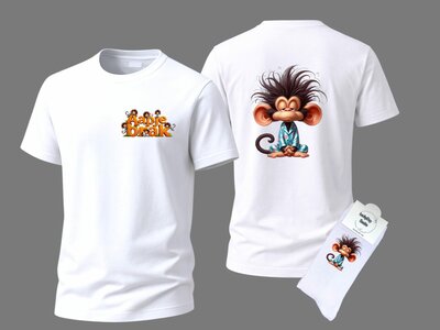Koe t-shirt en sokken set