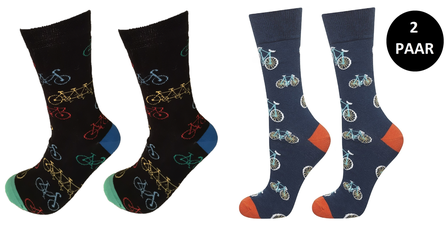 fiets - wielrenfiets - sokken - leukesokken - happysocks