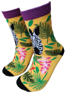 Safari zebra sokken