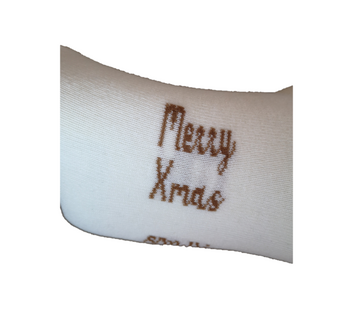 Kerst rendier grijs-wit