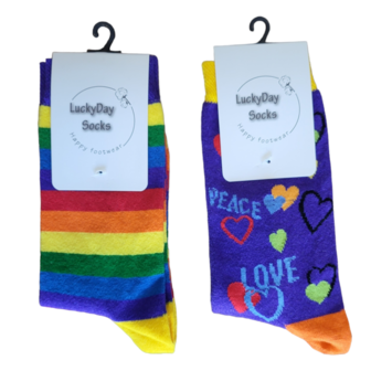 Pride love set sokken