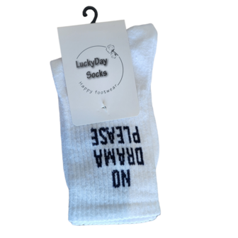 Tennis sport sokken met tekst