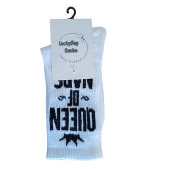 Tennis sport sokken met tekst