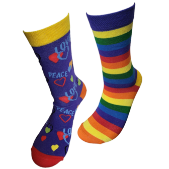 Pride love mismatch sokken