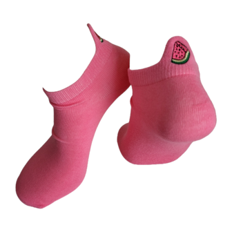 borduur meloen sneaker sok