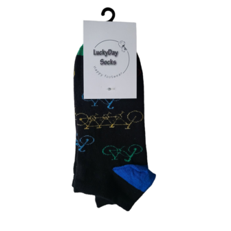 Fietsen sneaker sokken