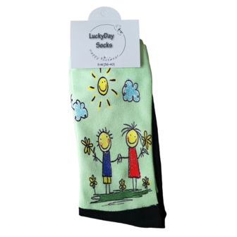 Computer Tekening stel groen