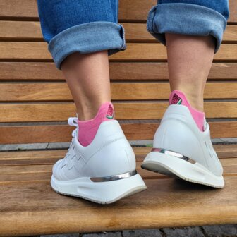 borduur meloen sneaker sok