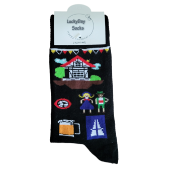 Oktoberfest mismatch sokken