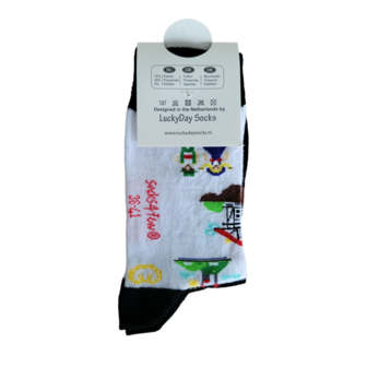 Oktoberfest mismatch sokken