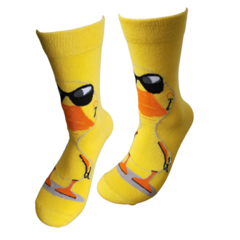Badeend zonnebril sokken