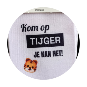 Print Kom op tijger je kan het sokken