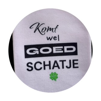 Print Komt wel goed schatje sokken