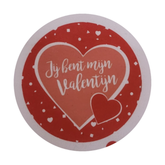 Print Jij bent mijn valentijn sokken