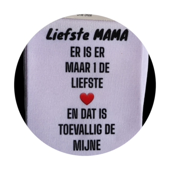 Print Liefste Mama er is er maar 1 de liefste sokken