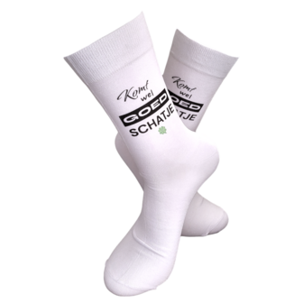 Print Komt wel goed schatje sokken