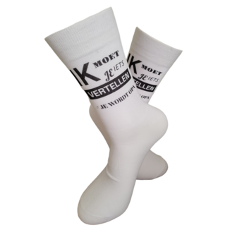 Print Ik moet je wat vertellen je wordt opa sokken