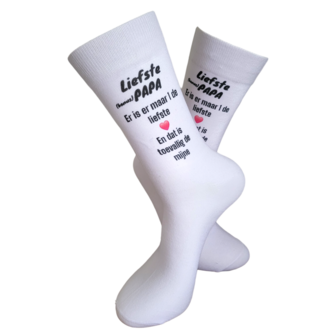 Print Liefste bonus papa er is er maar 1 de liefste sokken