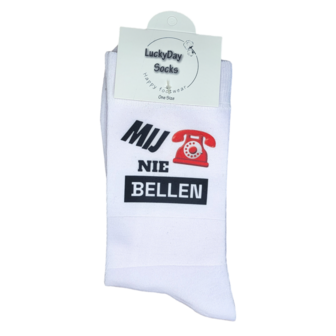Print Mij nie bellen sokken