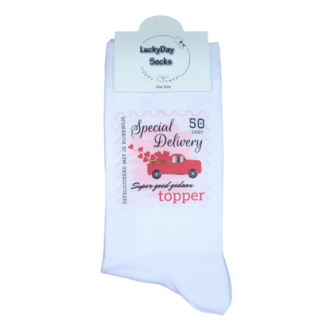 Print Rijbewijs gefeliciteerd sokken