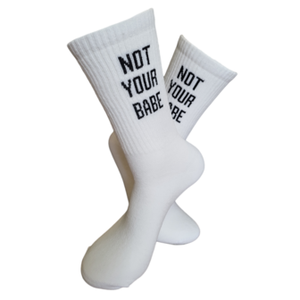 Not youre babe sokken - happy socks - grappige sokken