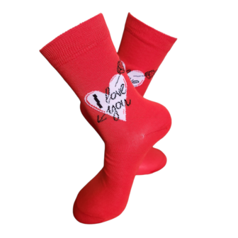 I love you hart sokken set