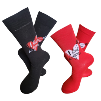 I love you hart sokken set
