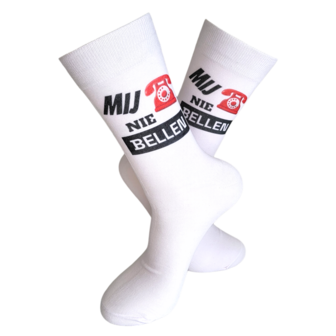 Print Mij nie bellen sokken