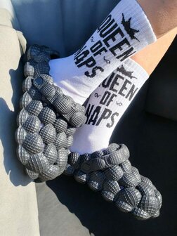 Tennis sport sokken met tekst