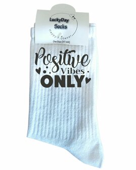 Sport sokken met motivatie tekst