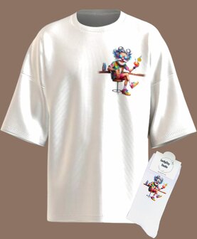 LuckyDay T-Shirt met sokken set