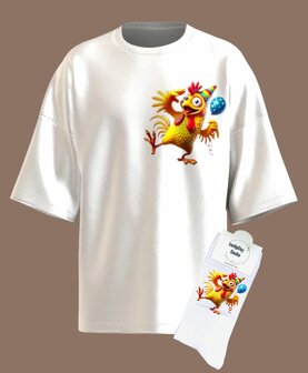 Verjaardag t-shirt sokken set