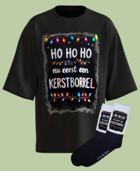 Kerst T-shirt set met sokken