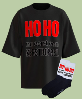 Kerst T-shirt set met sokken