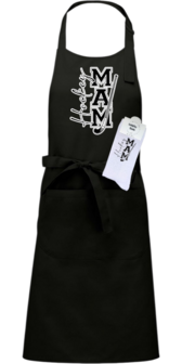 Luxe cadeau schort met sokken