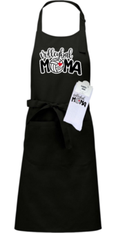 Luxe cadeau schort met sokken