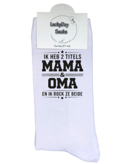 Luxe cadeau schort met sokken