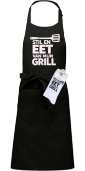 Luxe cadeau schort met sokken