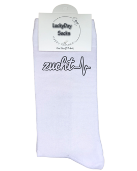 Luxe cadeau schort met sokken