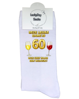 Luxe cadeau schort met sokken