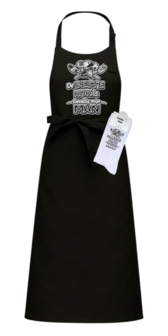 Luxe cadeau schort met sokken